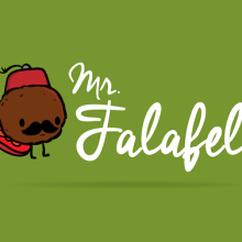 Branding | Mr. Falafel. Un proyecto de Br, ing e Identidad y Desarrollo Web de by Andrea Suarez - 09.04.2017