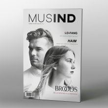 Revista - Musind. Design, Design editorial, e Design gráfico projeto de Octavio Colina - 18.09.2015