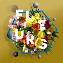 Título: Fleurs. | Proyecto: Yo y las ideas.. Un proyecto de Diseño, Diseño gráfico y Lettering de Ignacio Fernández. - 11.11.2017