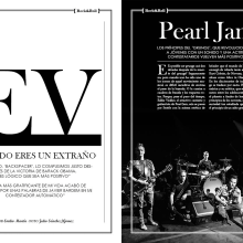 Sección Revista Rolling Stones (Ficticio) . Graphic Design project by Emilio Martín - 11.14.2017