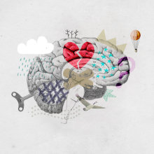 Roselló Psicología. Un proyecto de Ilustración, Diseño gráfico y Collage de Yolanda Go - 15.04.2016