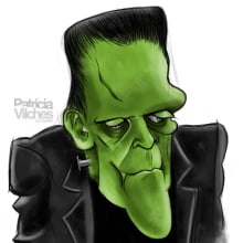 Ilustración Frankenstein. Un proyecto de Ilustración tradicional de Patricia Vilches - 15.11.2017
