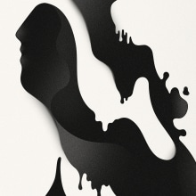 "Galatea" de la colección Black Mirror ©Hugo Giner 2017.. Un proyecto de Diseño, Ilustración tradicional, Bellas Artes, Diseño gráfico e Ilustración vectorial de Hugo Giner - 19.11.2017