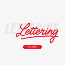 Lettering - vol. 1. Design, Br, ing, Identit, Graphic Design, Calligraph, and Lettering project by Claudia Alonso Loaiza - 11.20.2017