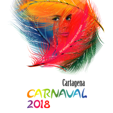 Cartel para Carnaval de Cartagena 2018. Advertising, Events, and Graphic Design project by Alina Budiak - 10.15.2017