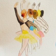 El Baile. Traditional illustration project by Erick Jurado Dorado - 11.22.2017