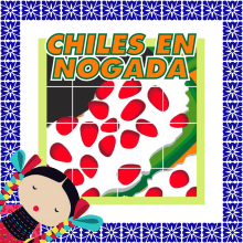 Chiles en Nogada . Motion Graphics project by Carlos Alberto Rangel Hernandez - 11.24.2017