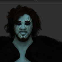 Mi Proyecto del curso: Modelado realista con ZBrush, Jon Snow caminante blanco. 3D, e Animação projeto de Isaac Rodriguez Hernandez - 24.11.2017