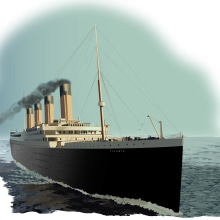Infografía del Naufragio del Titanic - Ilustraciones realizadas en Adobe Illustrator. Un proyecto de Ilustración tradicional, Infografía e Ilustración vectorial de Ale Fisichella - 26.11.2017