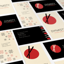 Sistema de identidad y branding para Restaurant Dynasty. Design, Br, ing, Identit, Editorial Design, Graphic Design, Naming, and Pattern Design project by Ale Fisichella - 11.26.2017