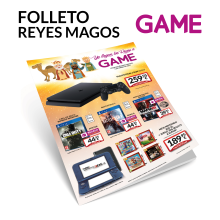 Folleto Reyes Magos GAME. Un proyecto de Diseño gráfico de Fernando Escolar López-Roso - 29.11.2017