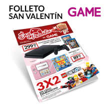 Folleto San Valentín GAME. Un proyecto de Diseño gráfico de Fernando Escolar López-Roso - 29.11.2017