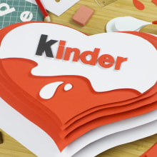 Kinder Instagram. Advertising, Arts, Crafts, Graphic Design, and Paper Craft project by Vasty - 11.29.2017