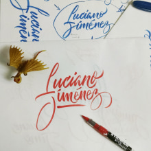 LETTERING Y CALIGRAFÍA . Photograph, Calligraph, and Lettering project by Luciano Jiménez Dionicio - 11.30.2017
