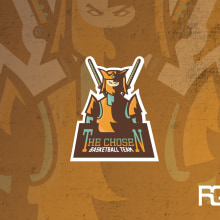 The Chosen - Basketball Team - Mascot Logo.. Design, Character Design, Graphic Design, and Vector Illustration project by Rodrigo Gonzalez Romero - 11.30.2017