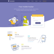 Hoverwatch. Traditional illustration, Web Design, and Web Development project by Six Design - 12.04.2017
