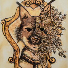 Vintage Dog. Un proyecto de Ilustración tradicional de Eva Mateos González - 05.12.2017