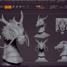 Dragon asiatico . Design, 3D, and Character Design project by Carlos Villarreal - 12.06.2017