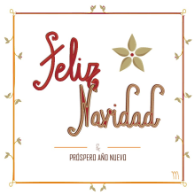 Feliz Navidad // Merry Christmas Ein Projekt aus dem Bereich Grafikdesign und Lettering von Soledad Manso González - 06.12.2017