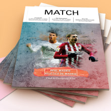 Match Magazine. Design, and Editorial Design project by Alba Mª Beltrán Calvo - 12.10.2017