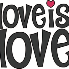 Diseño de historia ¨love is love¨ logotipo y personaje. Design de personagens projeto de Kimberly Anne Polanco - 05.12.2017