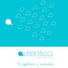 Auténtica Creativa. Te ayudamos a comunicar!. Design projeto de Cristina Sánchez Sanz - 13.12.2017