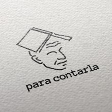 Construcción y desarrollo de una marca: Para Contarla. Art Direction, Br, ing, Identit, and Graphic Design project by Jorge Cordon - 12.13.2017