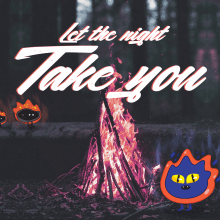 Let the night take you. Traditional illustration, and Vector Illustration project by Mauricio Bladinieres - 06.20.2017