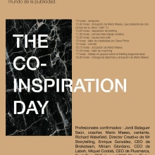 The Co-inspiration Day (networking). Design gráfico projeto de Helena Garriga Gimenez - 04.04.2015
