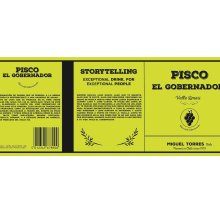 Etiqueta y packaging - Pisco el Gobernador . Un proyecto de Diseño de producto de Helena Garriga Gimenez - 10.11.2015