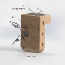 Konekte: multicargador . Un proyecto de Diseño de producto de Marina Pérez Roca - 18.01.2015