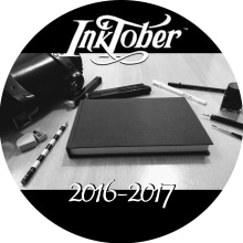 Ilustraciones a tinta Inktober 2016-2017. Een project van Traditionele illustratie van Javier García-Conde Maestre - 01.11.2017