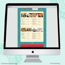 Web design - Sushi webpage. Web Design projeto de Maria Alejandra - 22.12.2017