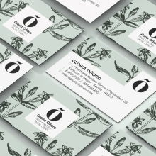 Identidad Corporativa "Gloria Oñoro". Un proyecto de Diseño gráfico de Natalia Martín - 28.12.2017