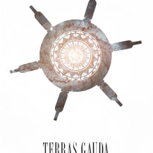Cartel realizado para el concurso de las bodegas "Terras Gaudas". Design projeto de Pedro P. Rodríguez Gullón - 01.09.2016