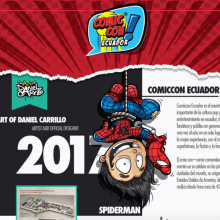 Comiccon EC. Design de personagens projeto de Daniel Carrillo - 29.12.2017