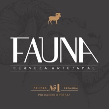 Identidad: Cerveza FAUNA. Un proyecto de Diseño, Publicidad, Br, ing e Identidad y Diseño gráfico de Roberto Matías Carió - 03.01.2018