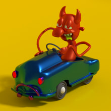 Driving Devil. 3D projeto de Hector Carrasquilla - 05.01.2018