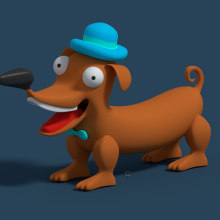 Wiener Dog. Un proyecto de 3D de Hector Carrasquilla - 05.01.2018