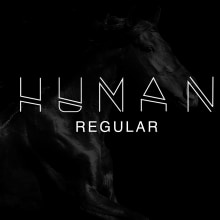 HUMAN FONT TYPEFACE. Un proyecto de Diseño y Tipografía de raffaele parlato - 17.10.2017
