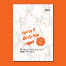 Cartel Lindy Hop 30 JUN. Editorial Design, and Graphic Design project by Haizea Dobaran Montes - 01.07.2018