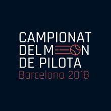 Campionat del Món de Pilota Barcelona 2018. Art Direction, Br, ing, Identit, and Graphic Design project by cintia corredera - 01.05.2018