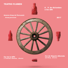 Cartel para espectáculo musical Carmina Burana. Design project by CREATIAS Estudio - 01.09.2018