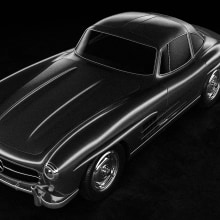 Mercedes 300 SL. 3D, e Animação projeto de mariogonzalez3dartist - 09.01.2018