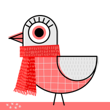  Las palomas del Pilar. Un proyecto de Diseño de personajes e Ilustración vectorial de Inés Marco Aguilar - 09.01.2018