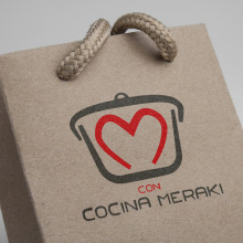 Branding · Cocina con meraki. Un proyecto de Dirección de arte, Br, ing e Identidad y Diseño gráfico de Diego Checa - 10.01.2018