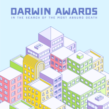 Infografía: Premios Darwin. Un proyecto de Ilustración, Diseño gráfico e Infografía de Pablo Caprino - 11.07.2016
