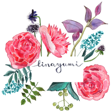 Mis flores y yo. Ilustração tradicional projeto de Lina Yumi Traspaderne - 13.01.2018