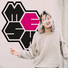Logotipo para producto de muvit life: Mesh. Un proyecto de Diseño gráfico, Diseño de producto y Retoque fotográfico de Amanda Aliaga Barba - 10.06.2017