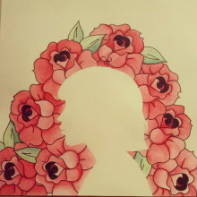 Rose - watercolor. Un proyecto de Ilustración tradicional y Pintura de Amanda Aliaga Barba - 21.10.2014